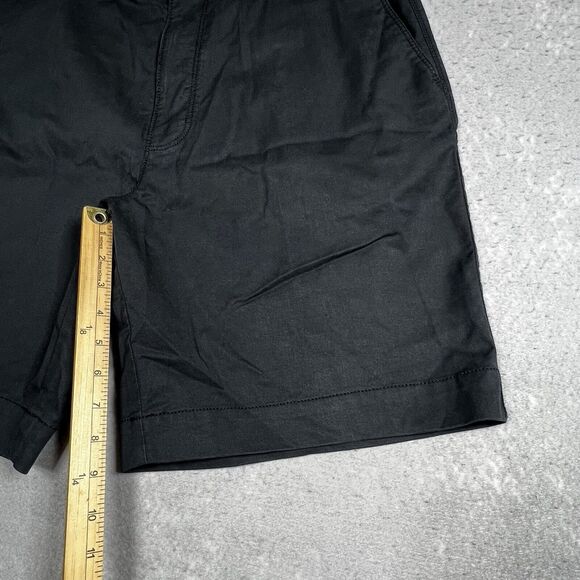 Tommy Bahama Shorts Mens Size 38 Black Solid Cotton Tencel Spandex Casual Chino - Picture 7 of 13